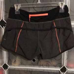 ISO lululemon speed up shorts